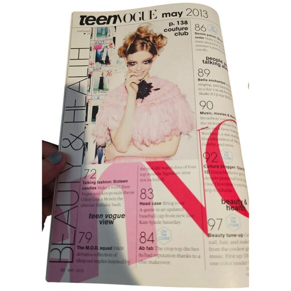 Teen Vogue May 2013 Magazine Issue Justin Bieber Crazy Year Music Hot Fashion - Picture 7 of 9